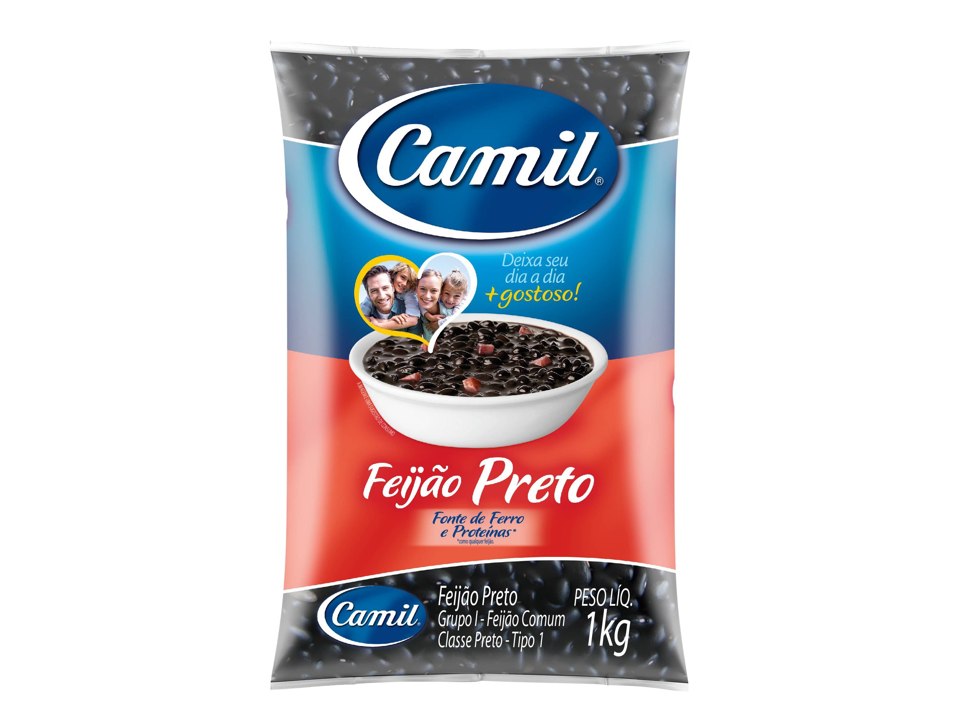 FEIJÃO PRETO CAMIL 1KG