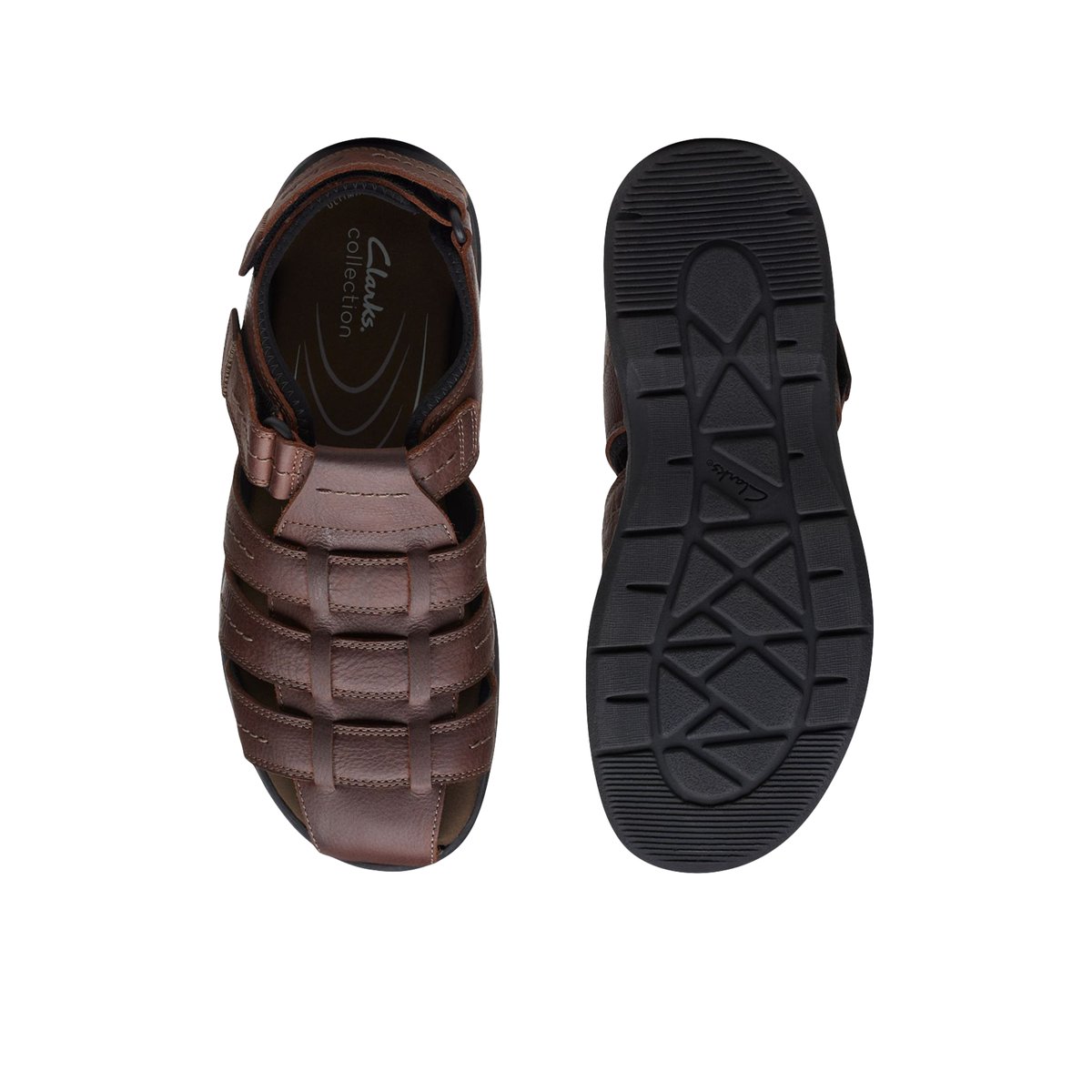 CLARKS-Walkfrd_fs-w-Talon plat - Marron