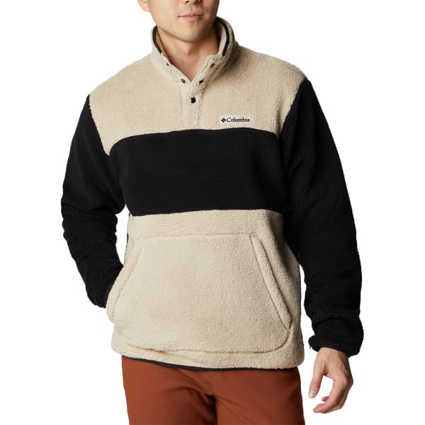 Sweat polaire COLUMBIA RUGGED RIDGE SHERPA HALF SNAP ANCIENT FOSSIL, BLACK