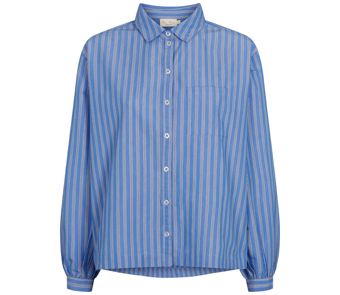 Tatum W, Skjorte - Cornflower Stripe
