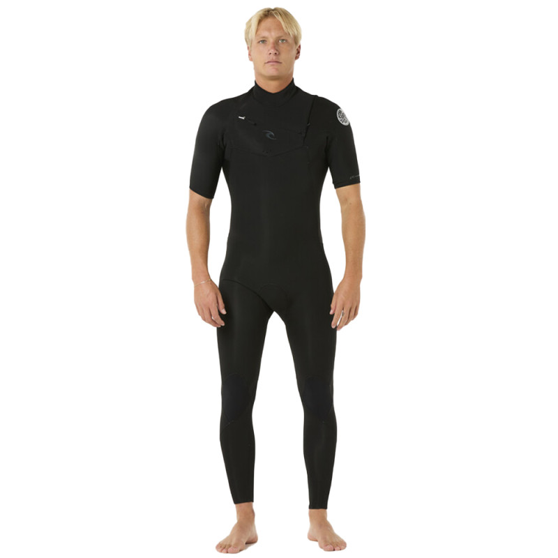 Combinaison neoprene rip curl dawn patrol ss 2-2 frontzip noir