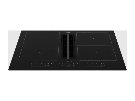 Plaque de cuisson avec hotte intégrée Beko HIXI64700UF + HOTTE INTEGREE