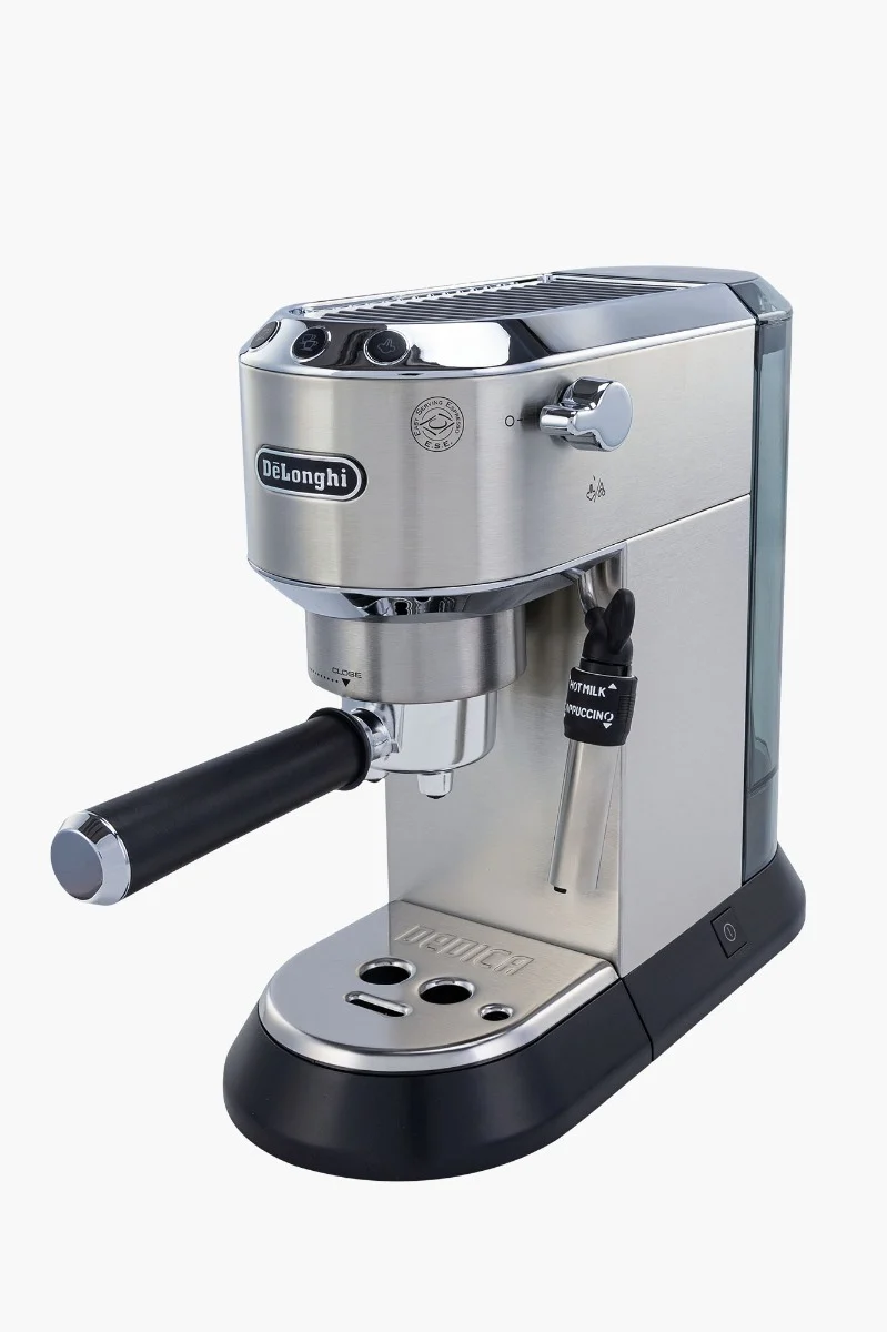 DeLonghi Dedica EC 685 Siebträgermaschine, Silber/Edelstahl