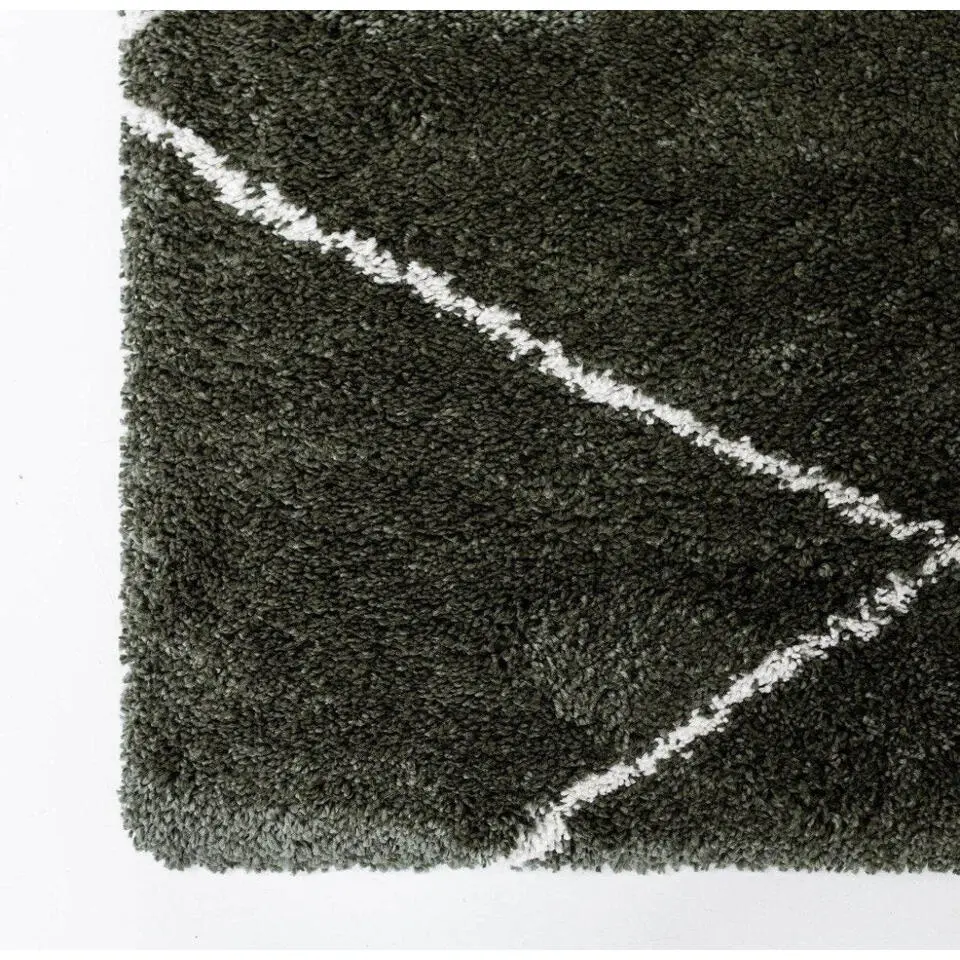 Interieur05 berber vloerkleed Nea groen/cream - 330 x 240 cm
