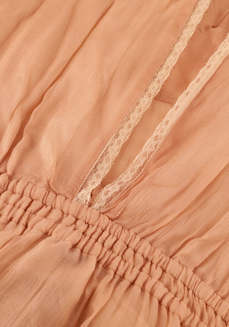 roze mes demoiselles maxi jurk charlotte