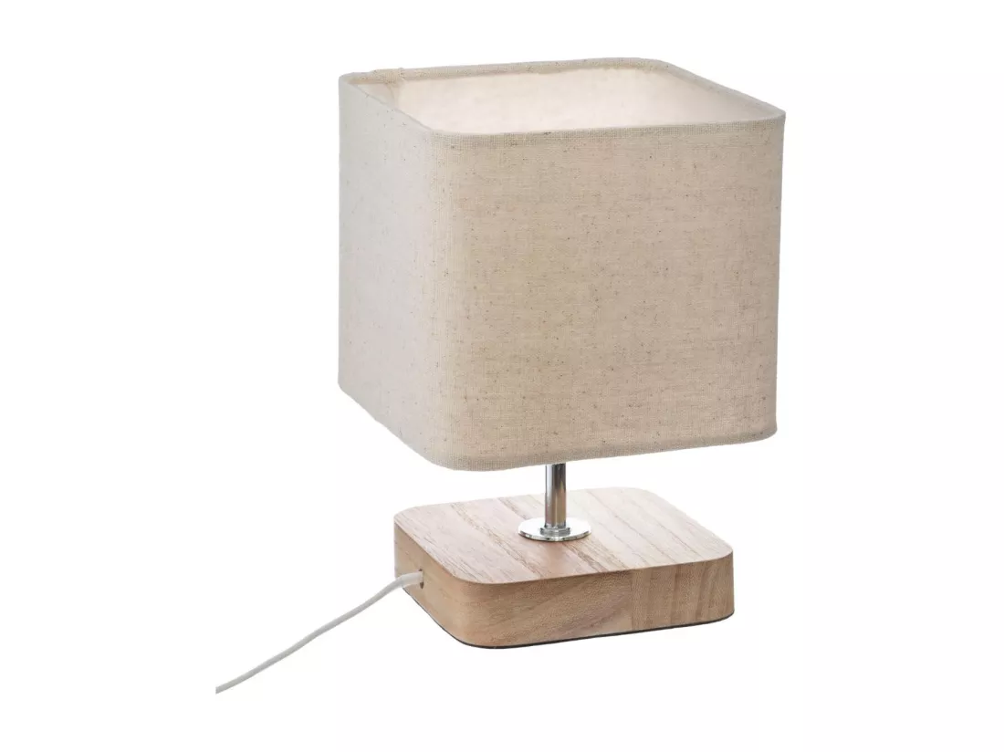 Lampe à poser en Bois de Pin H 21 cm