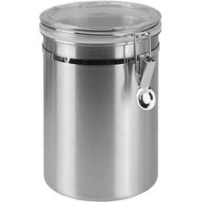 Boîte de conservation, 2,0 L, rond, inox, argent