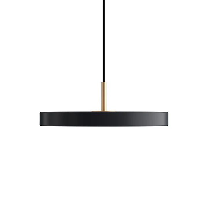 Umage - Asteria Mini LED-Pendelleuchte, Messing / anthrazit