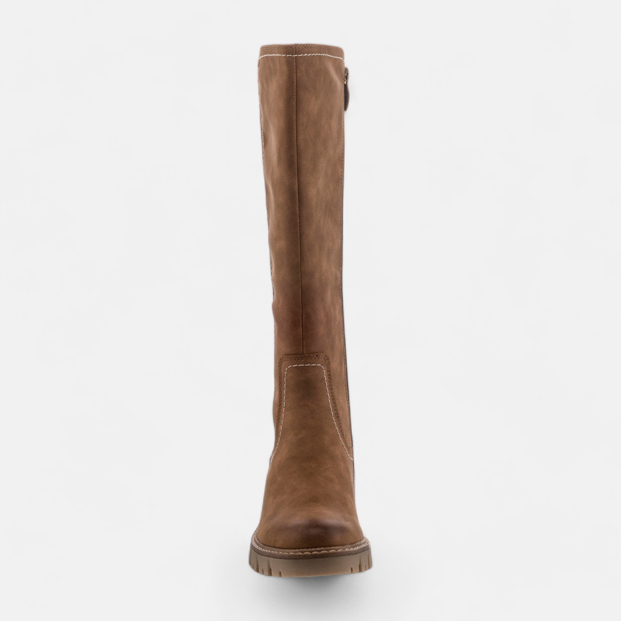 Bottes à talon Femme cognac