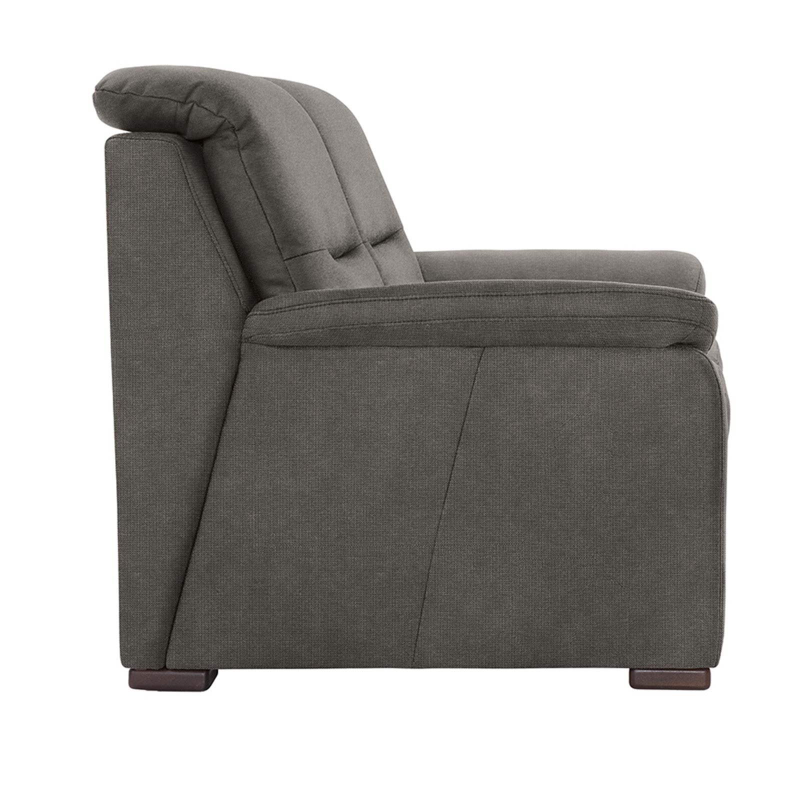 polsterpower 2-Sitzer-Sofa - Belle grey - Basismodell