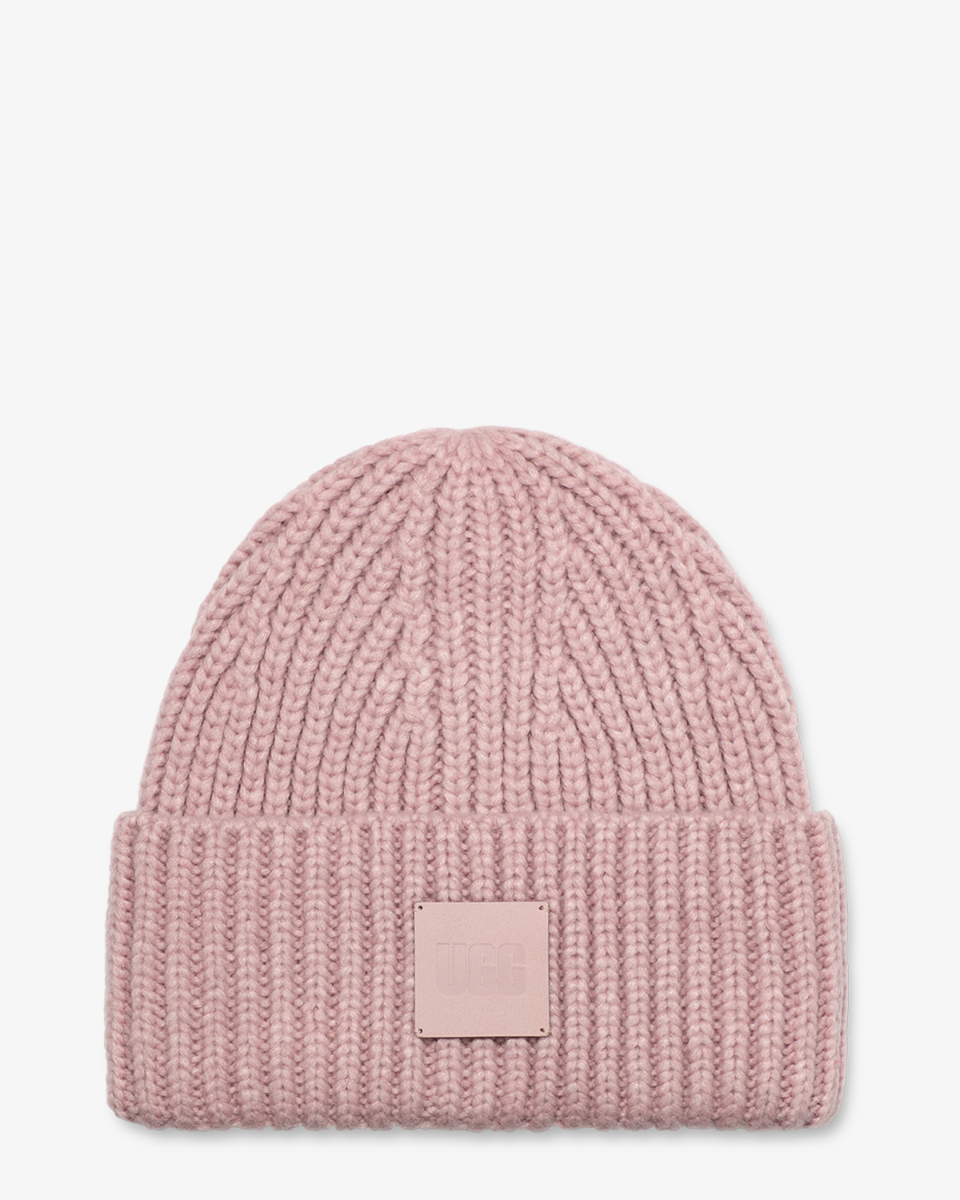UGG Chunky Rib Beanie Mauve Muts