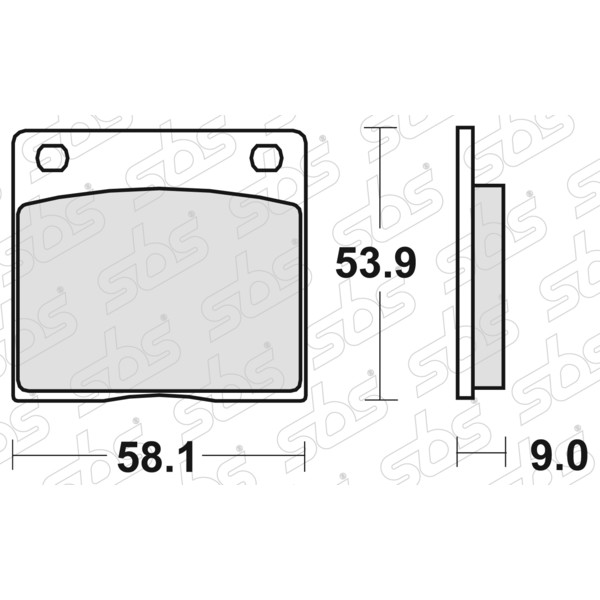 SBS - Plaquettes de frein 512 HF