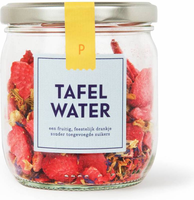 Pineut tafelwater refill aardbei jasmijn en korenbloem 26 gr / 8 l