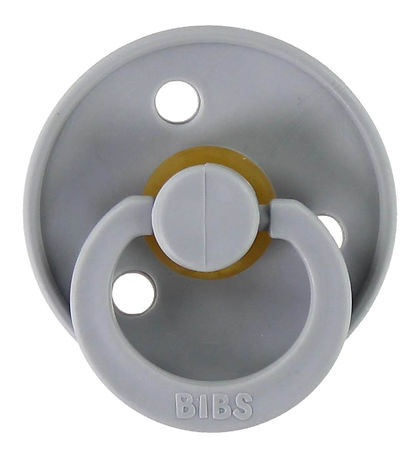 BIBS Colour Schnuller - Gr. 3 - 2er-Pack - Rund - Cloud/Black