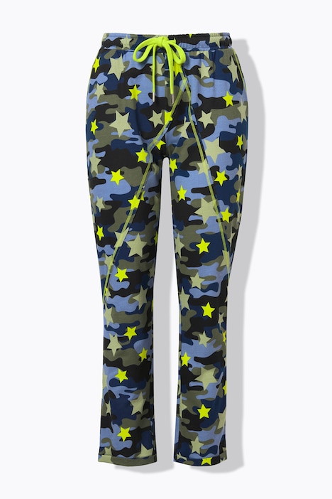 Jogginghose, Camouflage mit Ziernähten, Elastikbund