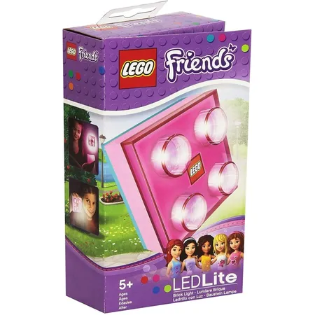 LEGO® Friends IQ50722 LED Stein Night Light Deko Nachtlicht lila