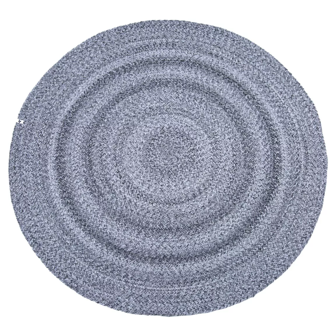 Tapis d'extérieur rond (D160 cm) Pablo Poivre et sel