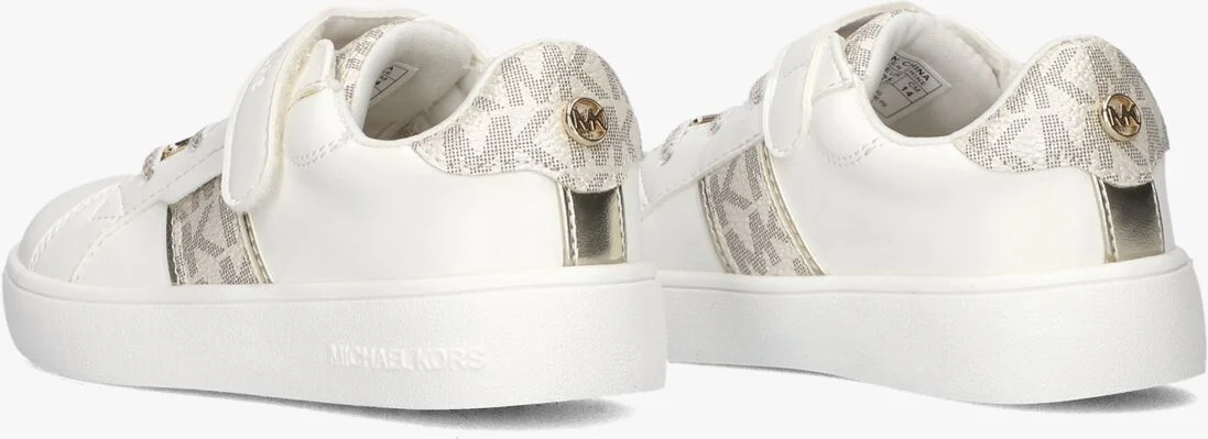 MICHAEL KORS KIDS witte michael kors kids lage sneakers jem maxine ps