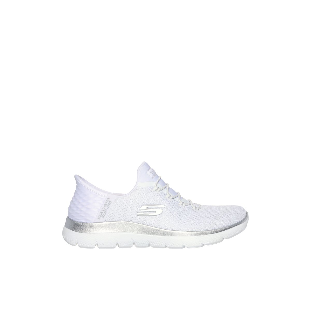 2X les points-Summits2-l-Baskets - Talon plat - Autre Blanc