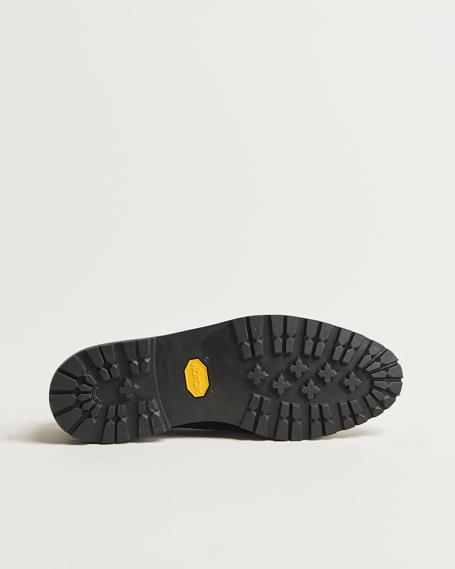 Crockett & Jones Pembroke Milled Grain Vibram Black