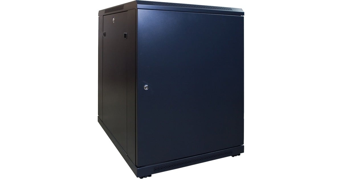 DSI15U mini serverkast met glazen deur - DS6815 server rack  (Zwart, 600 x 800 x 770mm)