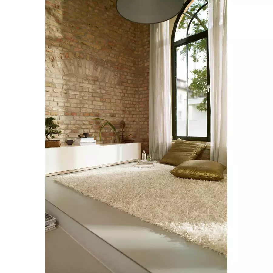 Esprit Hochflorteppich Cool Glamour weiss