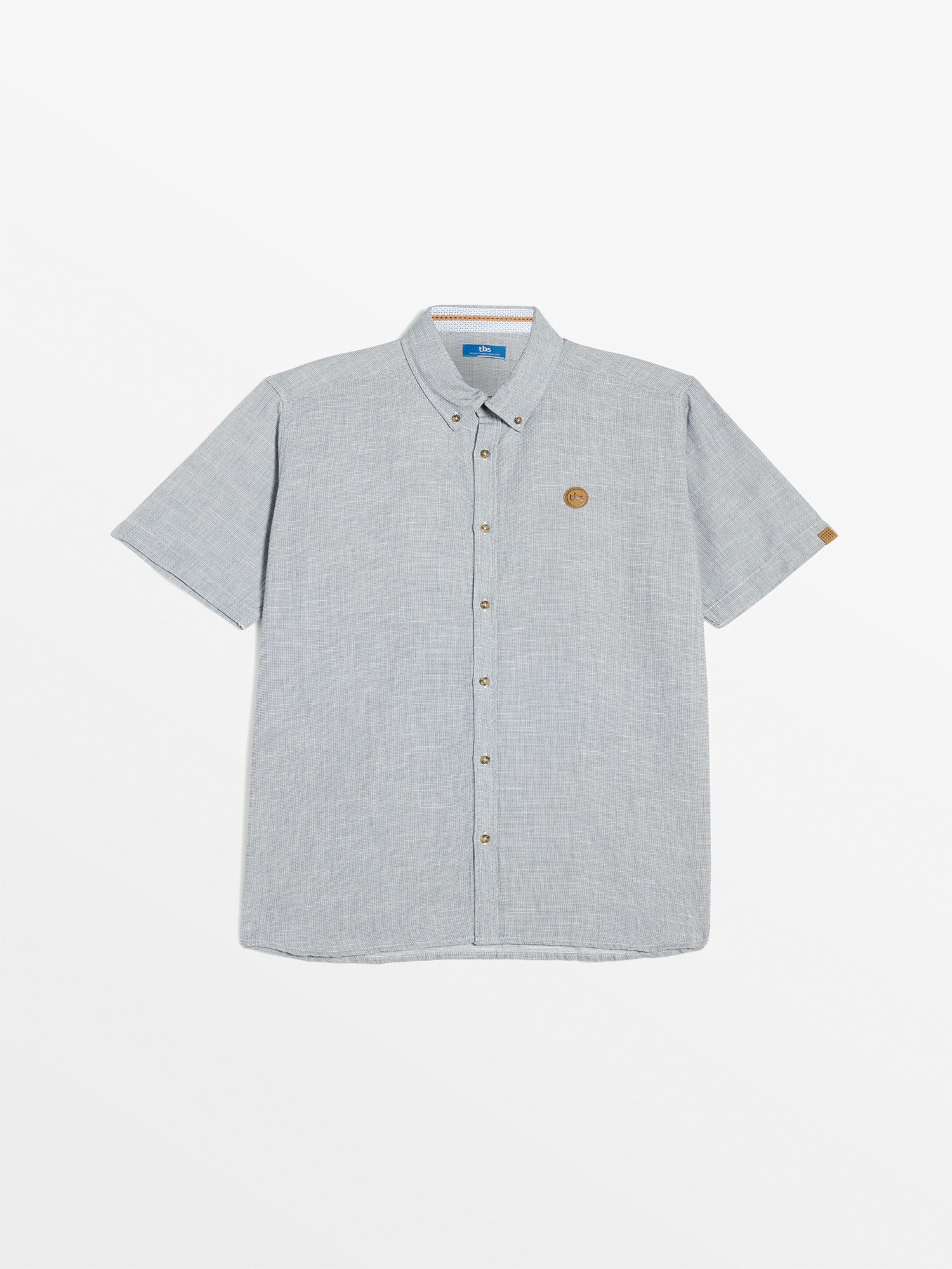 Chemise Homme Légère Coton Marine