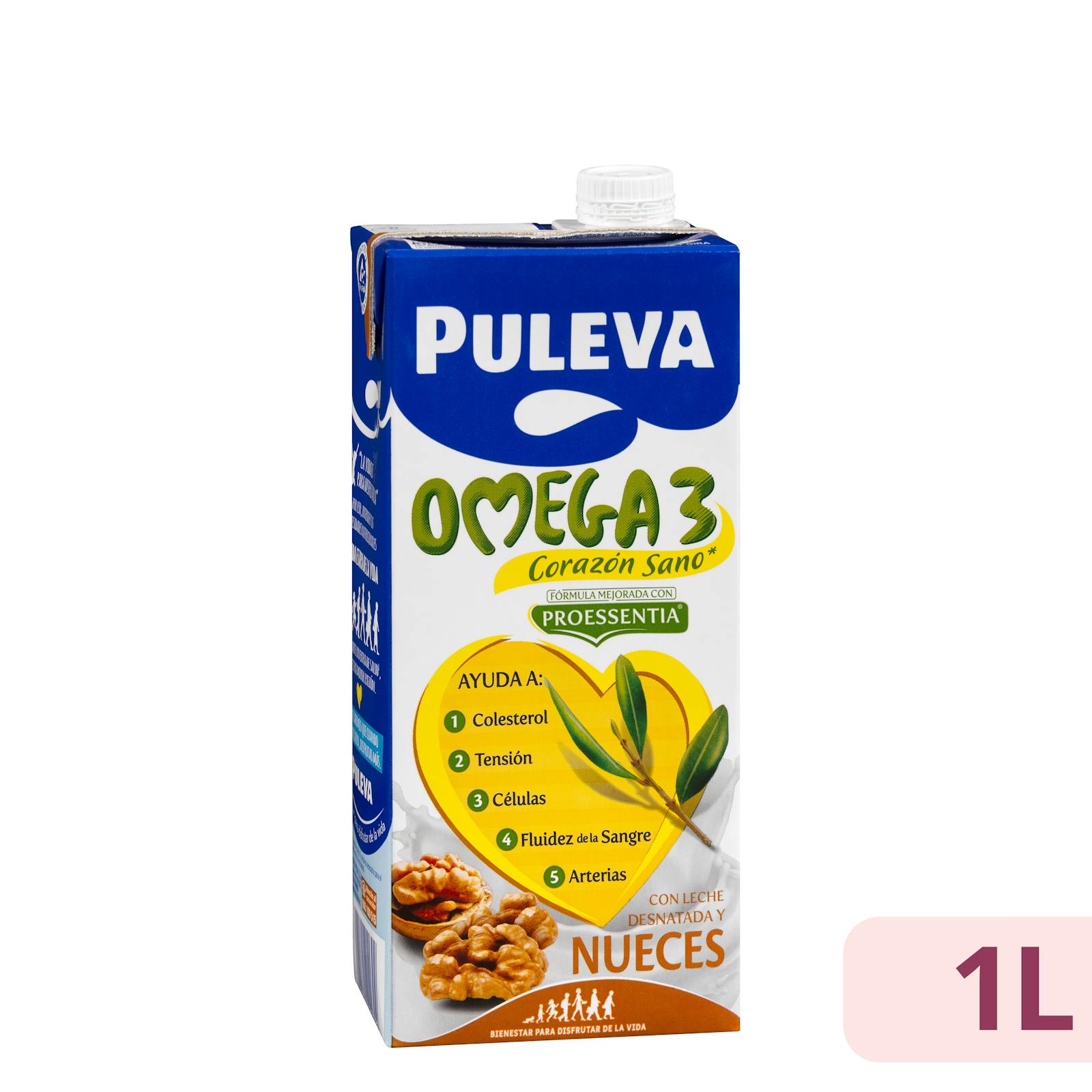 Boisson lactée Omega 3 Puleva aux noix et au lait écrémé