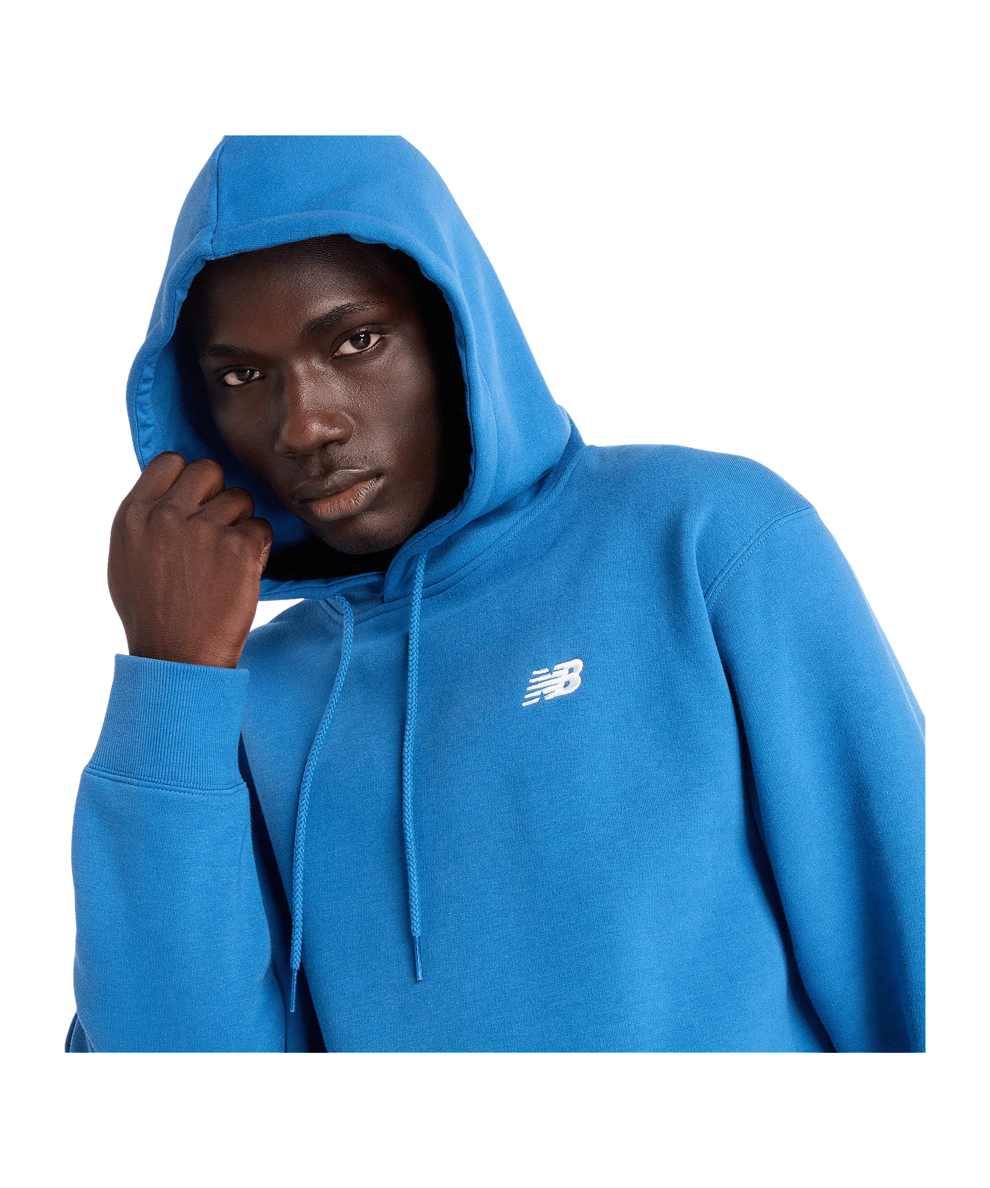 New Balance Sport Essentials Fleece Hoody Blau FBEU