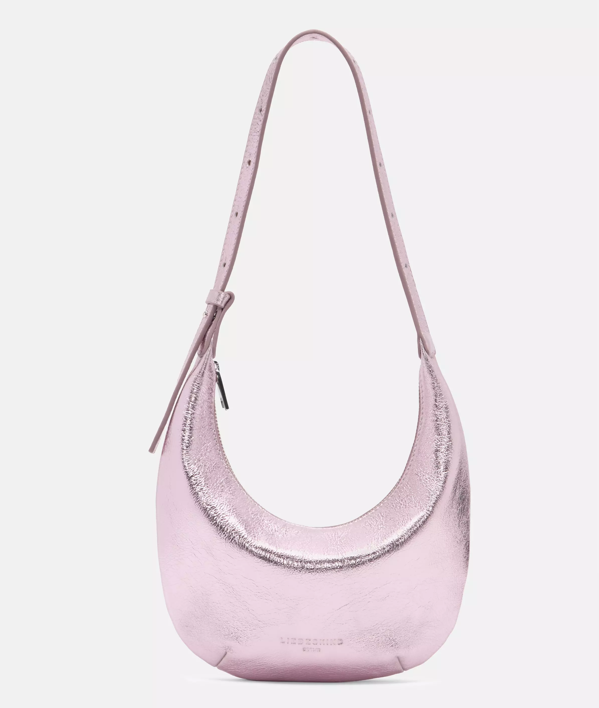 Hobo Mini bag with metallic finish