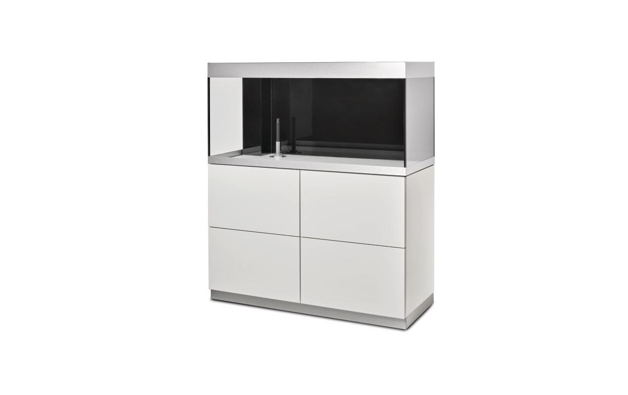 Aquarienkombination HighLine optiwhite 300, Weiss, 302 l<br>HighLine Aquarien aus Optiwhite-Glas mit Unterschrank