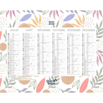 Quo Vadis - Calendrier Fantaisie - 27 x 21 cm - Exotique