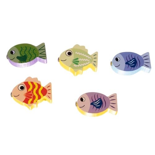 Pedagogisk Fiskespill for Barn – Sorter & Match