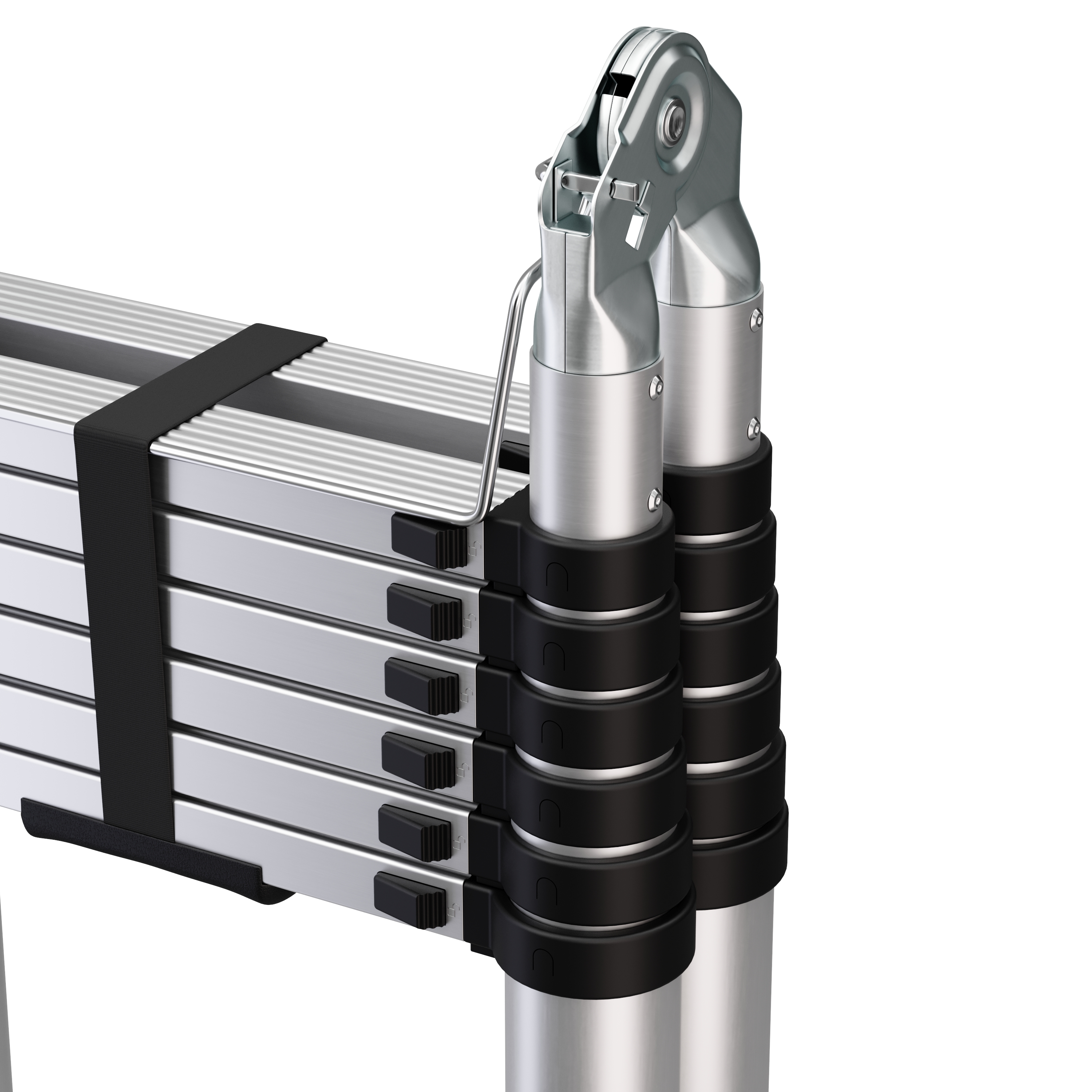 Teleskopleiter multifunktional Aluminium 380 cm