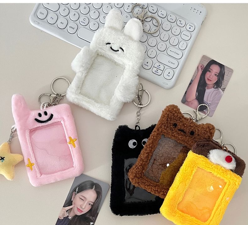 Kumi Fanchant - Cartoon Chenille Kaarthouder Tas Charm