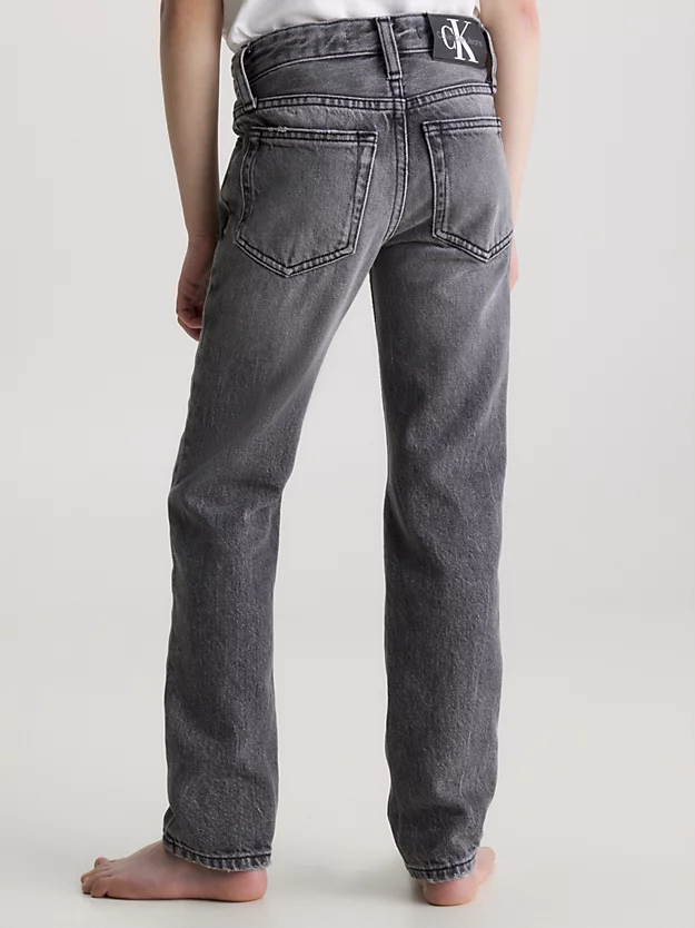 Calça jeans slim de cintura média