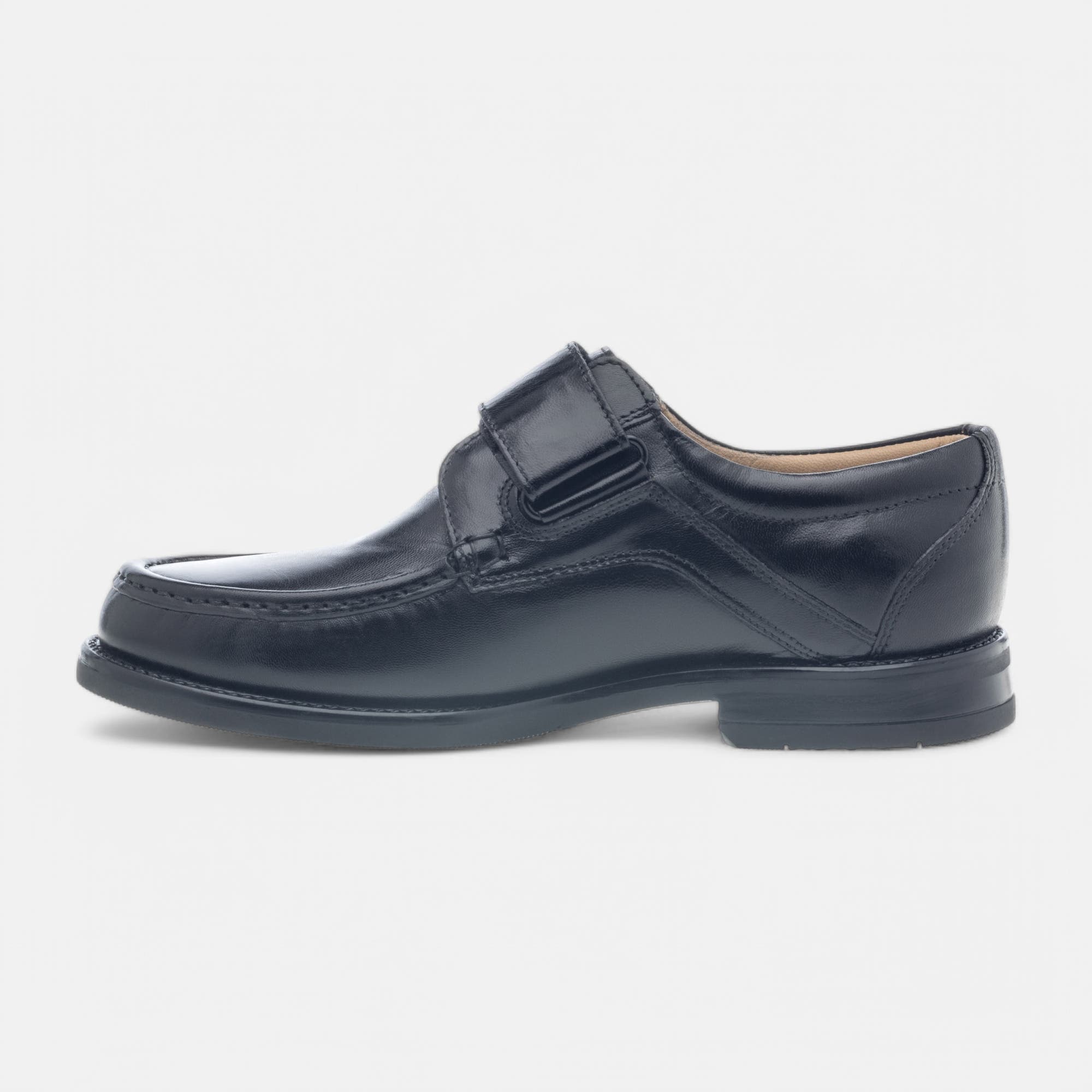 Mocassins Homme en cuir noir