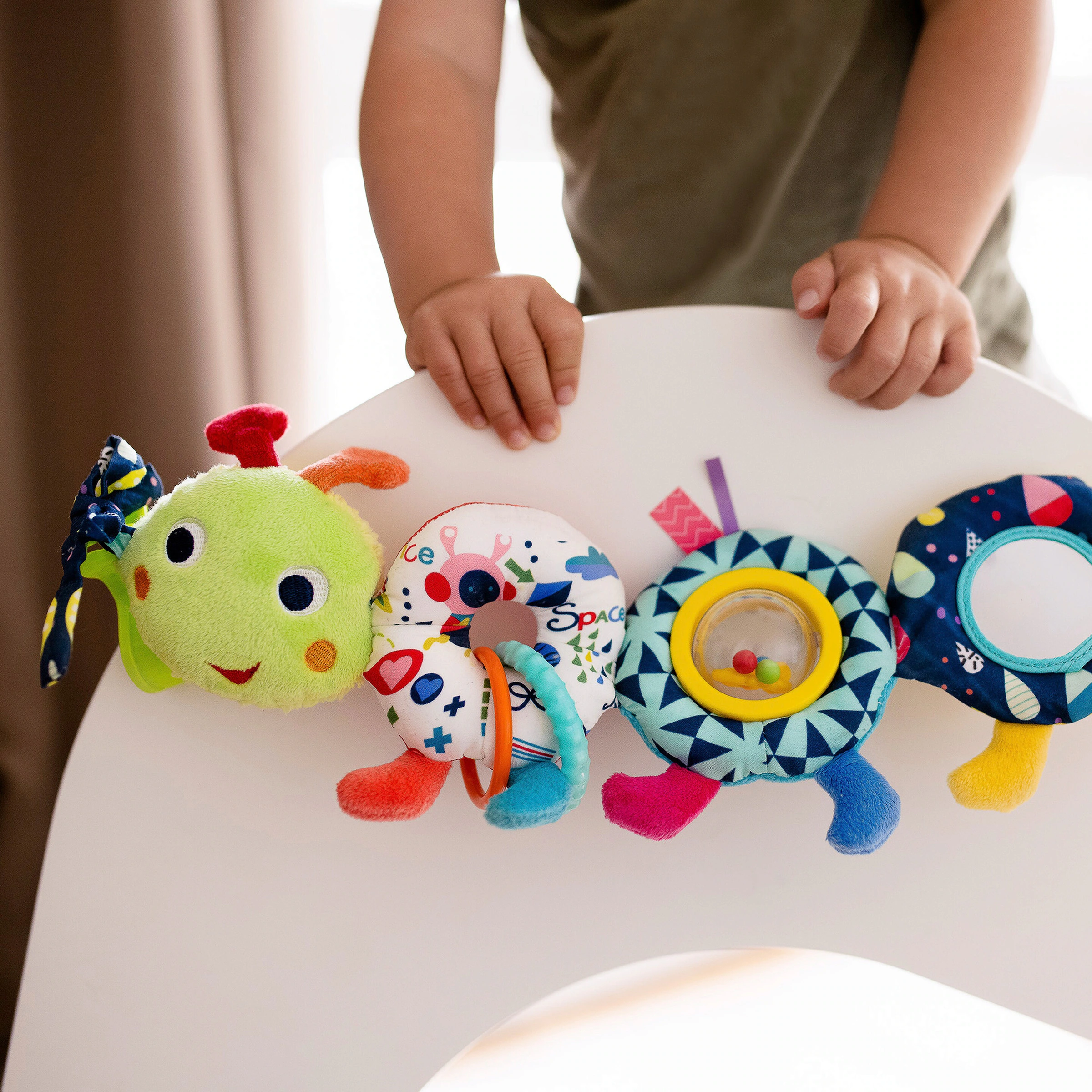 Fehn Kinderwagenkette Raupe Color Friends