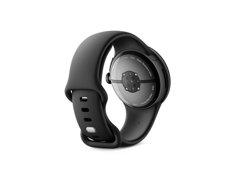 Google Pixel Watch 3 WLAN 41 mm Schwarz Schlanke Smartwatch mit erweitertem Gesundheits- und Schlaftracking