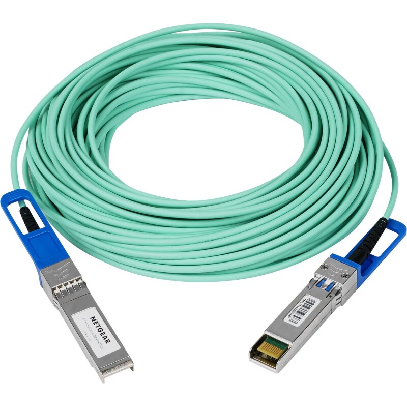 NETGEAR AXC7620 câble InfiniBand et à fibres optiques 20 m SFP+ Turquoise