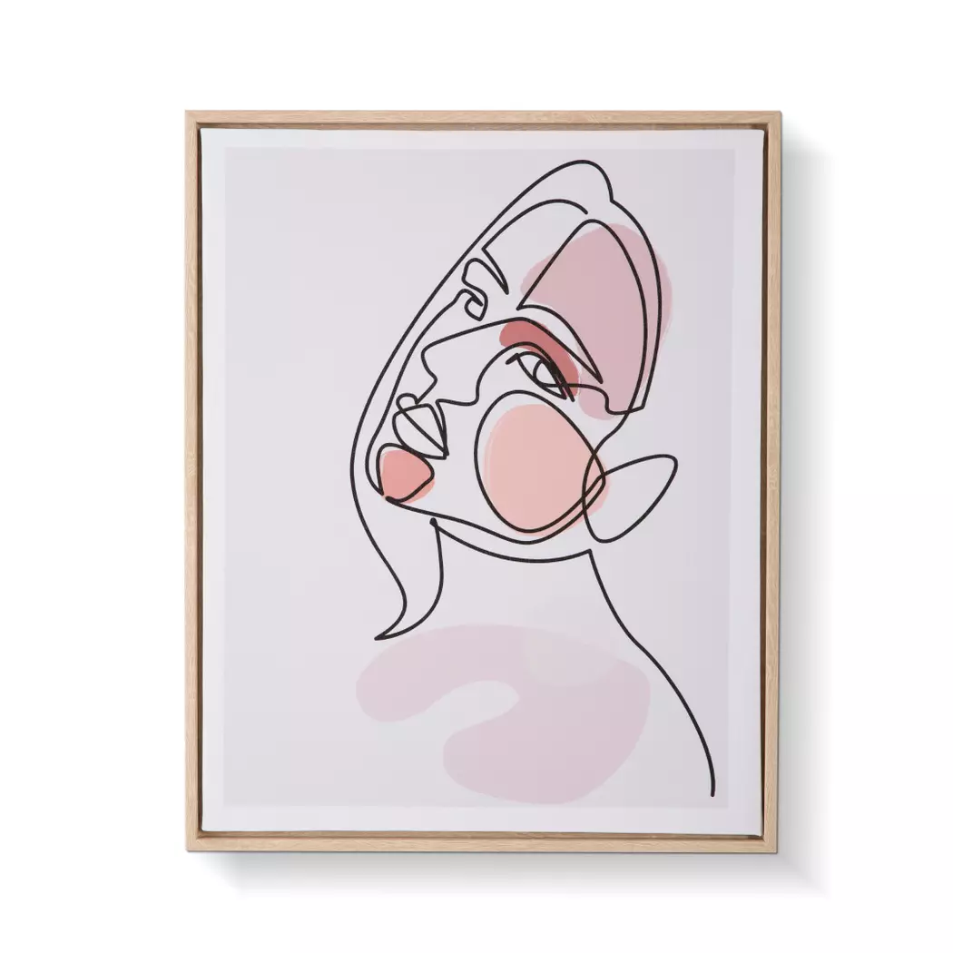 Wandbild 40 x 50 cm Young Woman I
