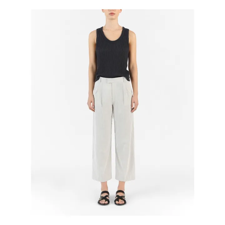 Masscob Pantalon Audubon Rayures | Gris clair