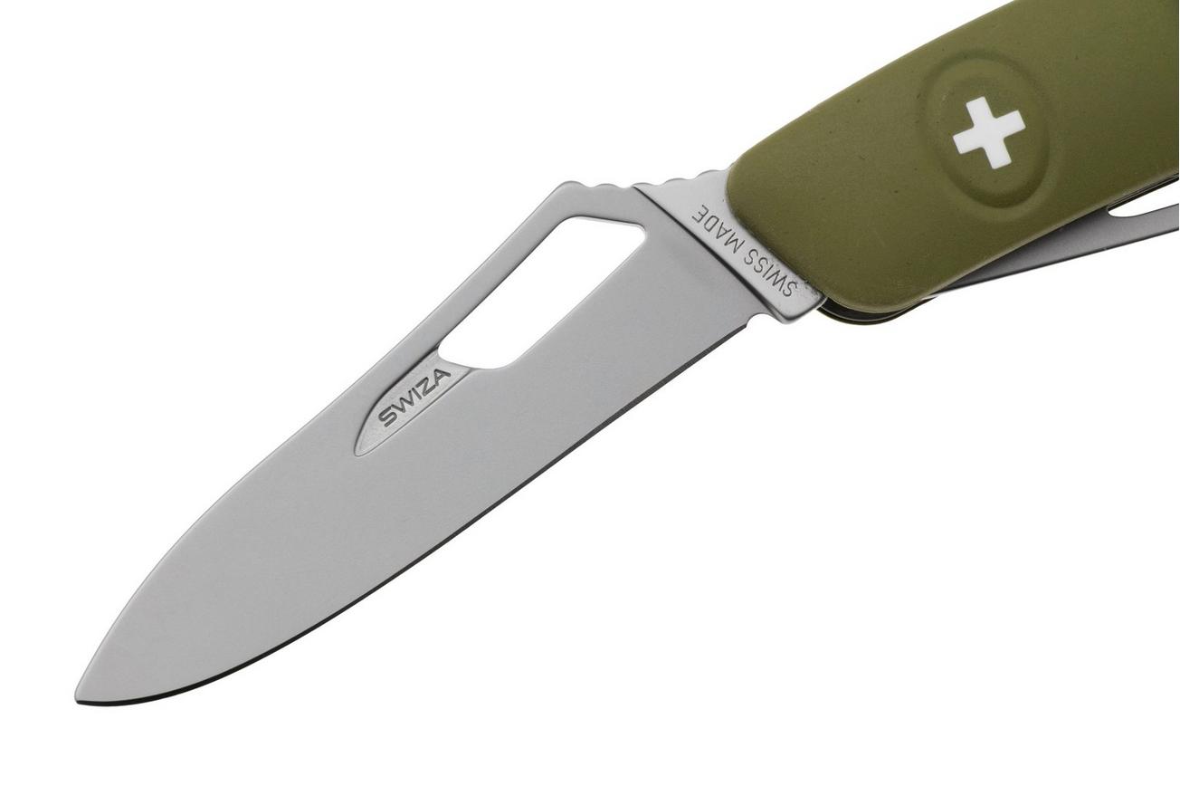 Swiza SH03 R AM, KSH.0036.1050, Olive, Zwitsers zakmes, 6 tools
