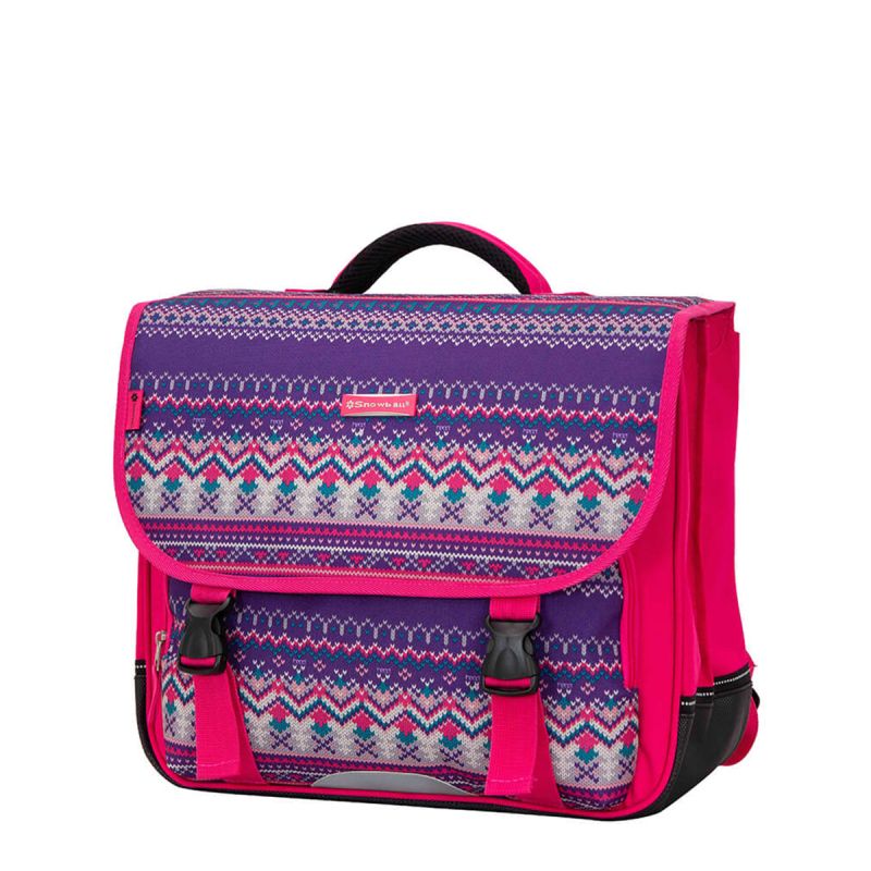 Cartable scolaire Geo color girly 41 cm Rose