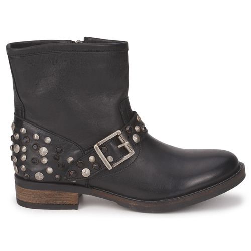 Pieces - ISADORA LEATHER BOOT - Noir