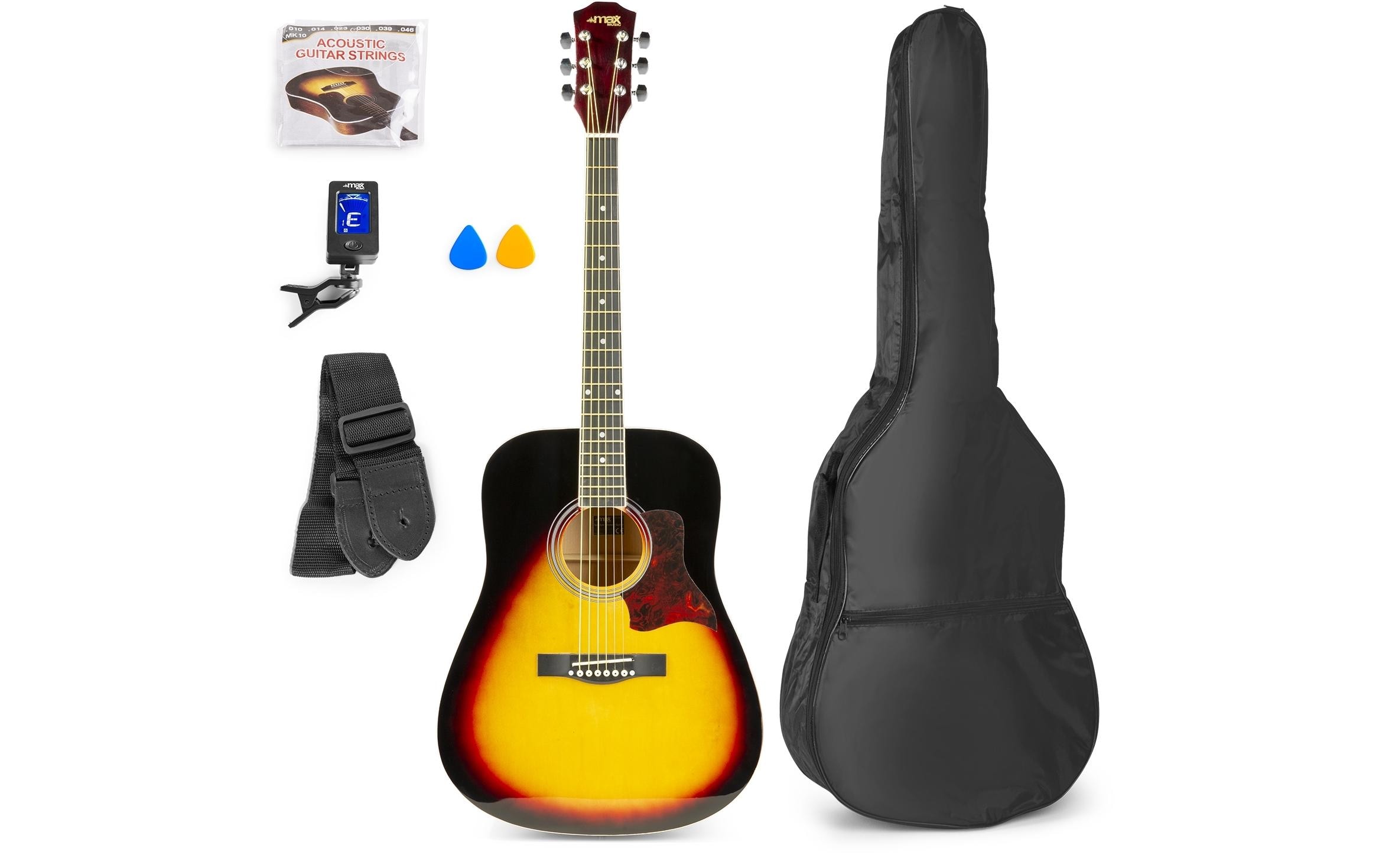 Westerngitarre SoloJam Set – Sunburst<br>Westerngitarre Set