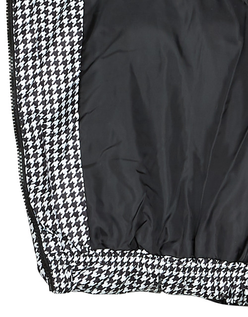 Only - ONLTABITTA CHECK SHORT PUFFER CC OTW Negro / Blanco