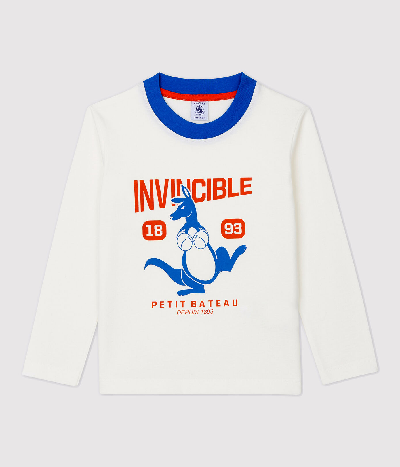Tee-shirt manches longues en coton enfant garçon