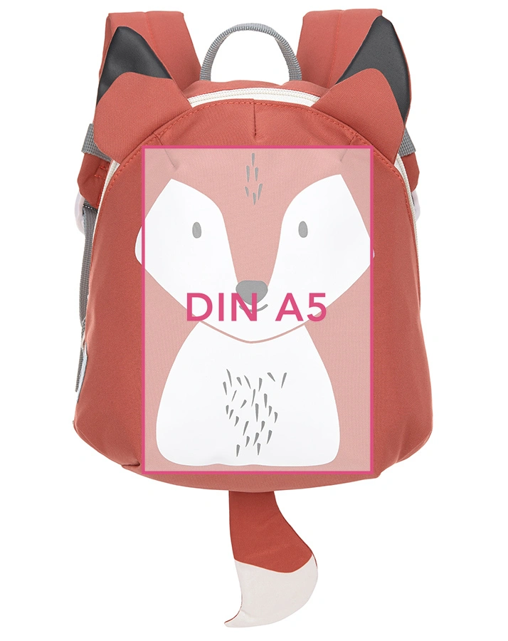 Kinderrucksack ABOUT FRIENDS TINY – FUCHS (20x24x9) in rot