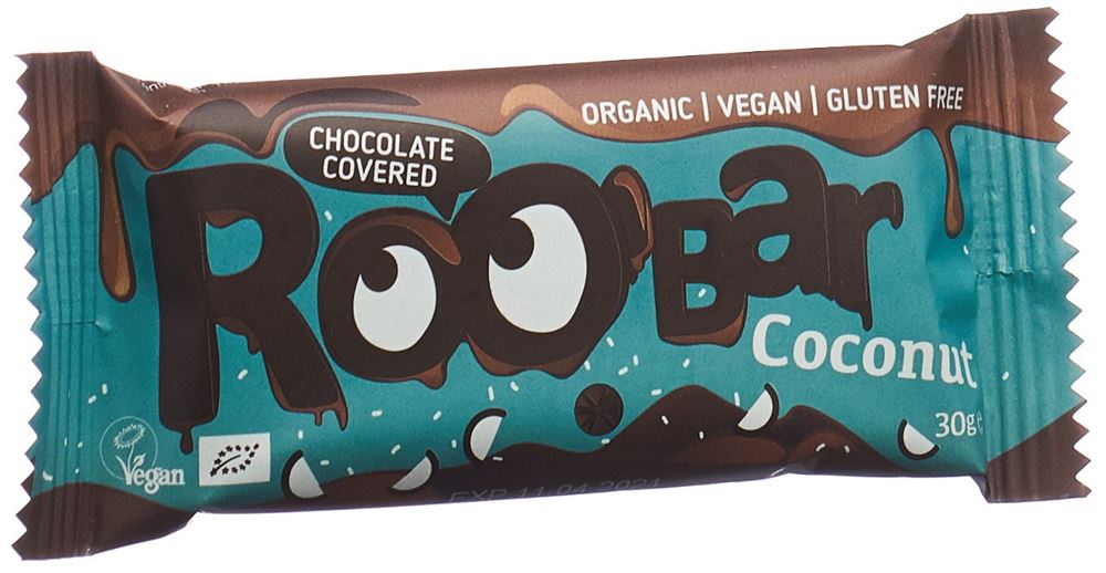 ROOBAR Schokoriegel mit Kokos 30 g